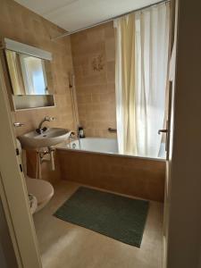 Koupelna v ubytování NEB-Thun Appartment 3
