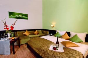 Katil atau katil-katil dalam bilik di Hotel Lamm