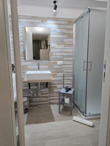 Salle de bains dans l'établissement Vento di Mare