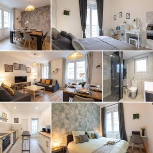 Posezení v ubytování MonSéjourCosy - L'Escapade - Spacieux - Netflix