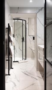 Koupelna v ubytování Secret Suites