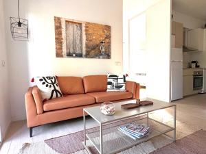 Kuchyň nebo kuchyňský kout v ubytování Appartement NoBe Es Pujols proche plage, vue mer