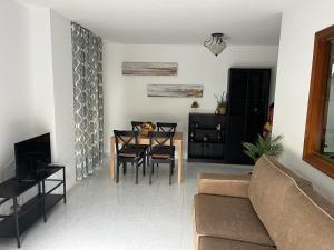 Posezení v ubytování Las Camelias