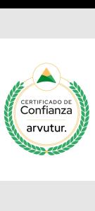 Certifikát, hodnocení, plakát nebo jiný dokument vystavený v ubytování El Refugio