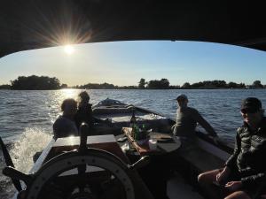 Výhled na řeku, která protéká v blízkosti ubytování v soukromí