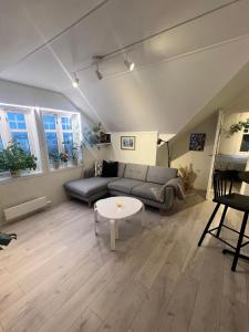 Χώρος καθιστικού στο Cozy apartment on the hill