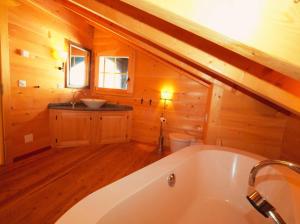 Koupelna v ubytování Chratidudel - Ski-in , Ski-out + 37 fotografií