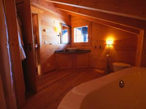 Postel nebo postele na pokoji v ubytování Chratidudel - Ski-in , Ski-out