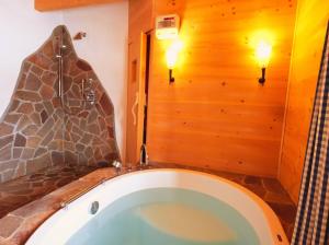 Koupelna v ubytování Chratidudel - Ski-in , Ski-out
