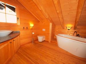 Koupelna v ubytování Chratidudel - Ski-in , Ski-out