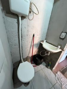 Koupelna v ubytování Mano Hostel
