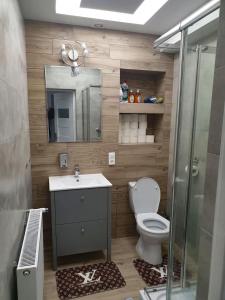 Ένα μπάνιο στο Hostel Płock