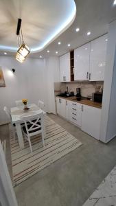Nhà bếp/bếp nhỏ tại Divcibarski Izvor Apartman 12