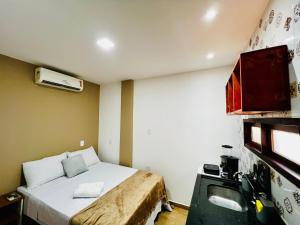 Kuchyň nebo kuchyňský kout v ubytování Top Flat Coruripe - Próximo ao Hospital Carvalho Beltrão + 52 fotografií