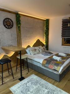 Postel nebo postele na pokoji v ubytování Apartment D248- aparthotel Vucko