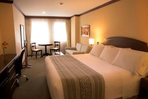 Postel nebo postele na pokoji v ubytování Hotel Dann Carlton Bogota