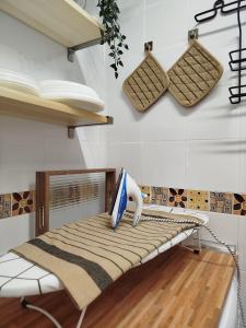 Ένα ή περισσότερα κρεβάτια σε δωμάτιο στο Apartamento La Aldaba