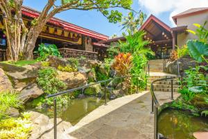 Zahrada ubytování (4323/24) 2 Br Hanalei Bay Resort with Amazing Ocean View