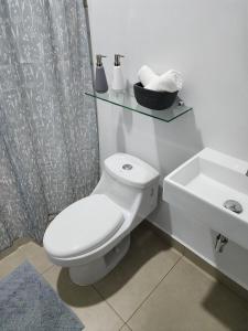 Koupelna v ubytování Estudio Premium en Comayagua