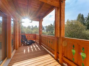 Balkon lub taras w obiekcie AlmApARTment Mauterndorf Pichl 7-3