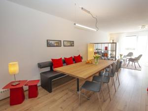 Χώρος καθιστικού στο Haus Dreischläfer deluxe