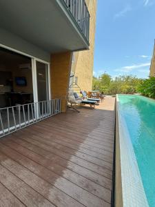 Πισίνα στο ή κοντά στο Beautiful studio