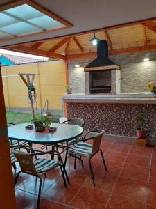 Η κουζίνα ή μικρή κουζίνα στο Puertas del mar