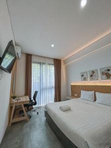 Postel nebo postele na pokoji v ubytování Olivia SOHO Guest House + 37 fotografií
