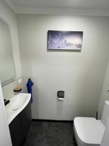 Koupelna v ubytování Stylische Ferienwohnung Casagrande mit Vollausstattung + 18 fotografií