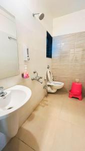 Koupelna v ubytování Hotel Shri Govind