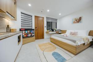 Kuchyň nebo kuchyňský kout v ubytování Label6 Coliving Rooftop Lakeview