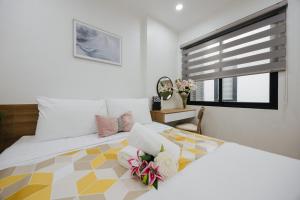 Postel nebo postele na pokoji v ubytování Label6 Coliving Rooftop Lakeview