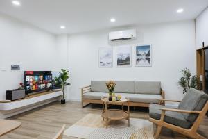 Posezení v ubytování Label6 Coliving Rooftop Lakeview