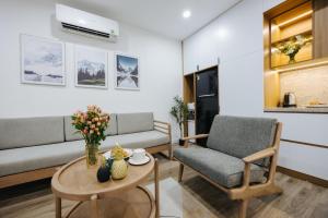 Posezení v ubytování Label6 Coliving Rooftop Lakeview