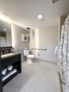 Bilik mandi di Updated Pet Friendly Monache Studio with Views!