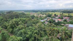 an aerial view of a village in the forest at The Viana Apartment 6 in Kota Bharu