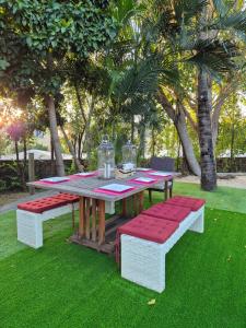 Сад в Shanti Ghar Guest House