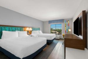 Postel nebo postele na pokoji v ubytování Hampton Inn & Suites Phoenix/Gilbert