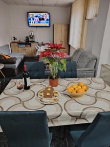 Posezení v ubytování Casa Rosa
