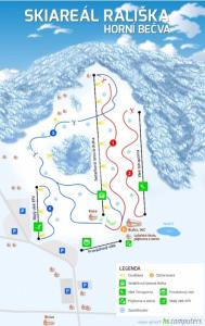 a map of the siberian trail in hontario at Na samotě u lesa in Vsetín