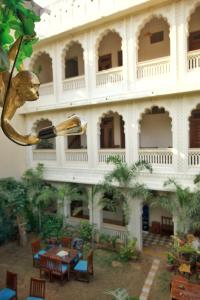 Balkón nebo terasa v ubytování Banana Hostel Pushkar