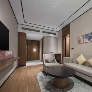 Posezení v ubytování Hilton Garden Inn Beijing Yizhuang