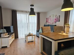 Χώρος καθιστικού στο Chalet Serooskerke SE09