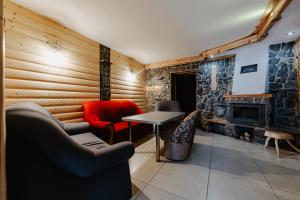 Posezení v ubytování Apartamenty U Joli + 45 fotografií