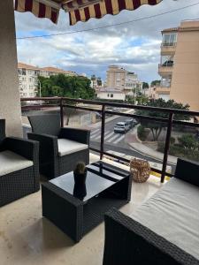 Balkón nebo terasa v ubytování Charm Apartment 90m2