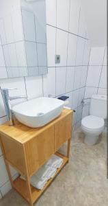 Koupelna v ubytování Apartamento en Roda de Barà