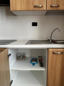Kuchyň nebo kuchyňský kout v ubytování Hotel Royal