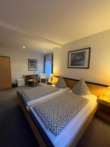 Katil atau katil-katil dalam bilik di Hotel Bölke