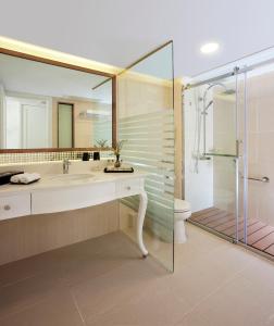 Koupelna v ubytování Hotel Riviera Macau