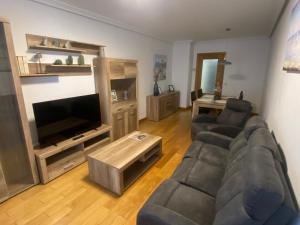 TV a/nebo společenská místnost v ubytování Apartamento en Oviedo